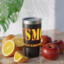 Load image into Gallery viewer, USMC School of Hard Knocks Ringneck Tumbler, 20oz
