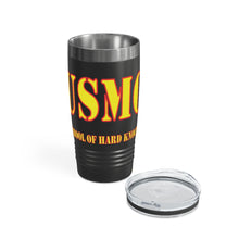 Load image into Gallery viewer, USMC School of Hard Knocks Ringneck Tumbler, 20oz
