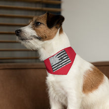 Load image into Gallery viewer, Distressed Flag Pet Bandana Collar
