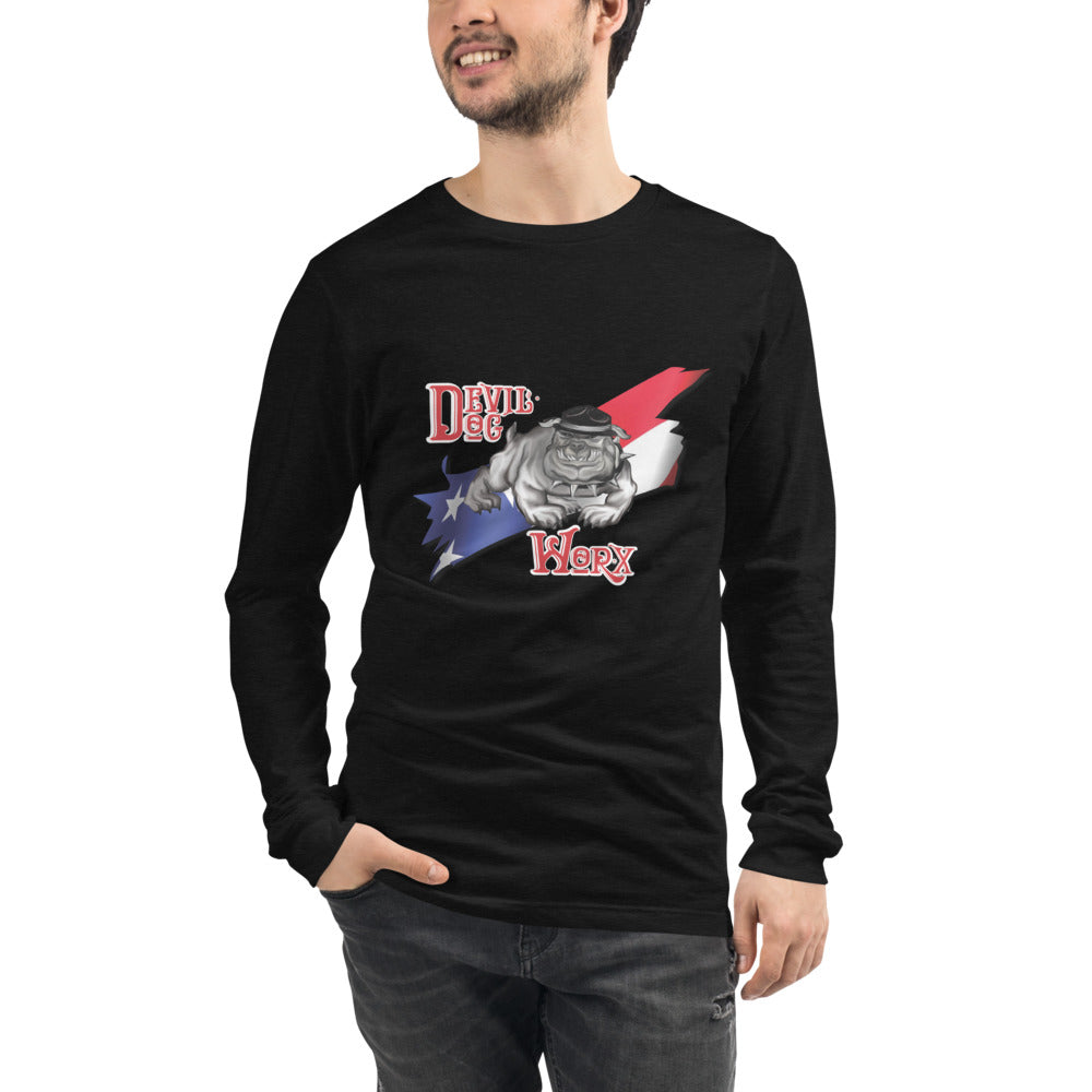 Devil Dog Worx Logo Unisex Long Sleeve Tee