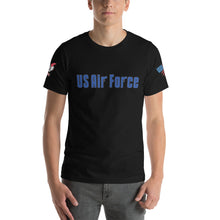 Load image into Gallery viewer, Air Force Soprano&#39;s font Short-sleeve unisex t-shirt
