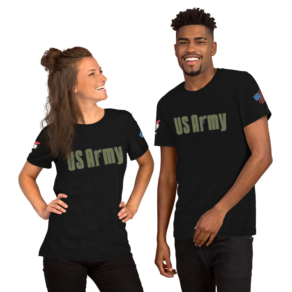 Army Soprano's font Short-sleeve unisex t-shirt