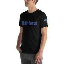 Load image into Gallery viewer, Air Force Soprano&#39;s font Short-sleeve unisex t-shirt
