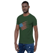 Load image into Gallery viewer, American Flag Short-sleeve unisex t-shirt
