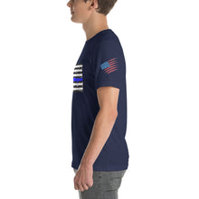 Load image into Gallery viewer, Thin Blue Line Short-sleeve unisex t-shirt
