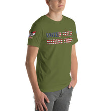 Load image into Gallery viewer, United States Marine Corps red, white, and blue Short-sleeve unisex t-shirt
