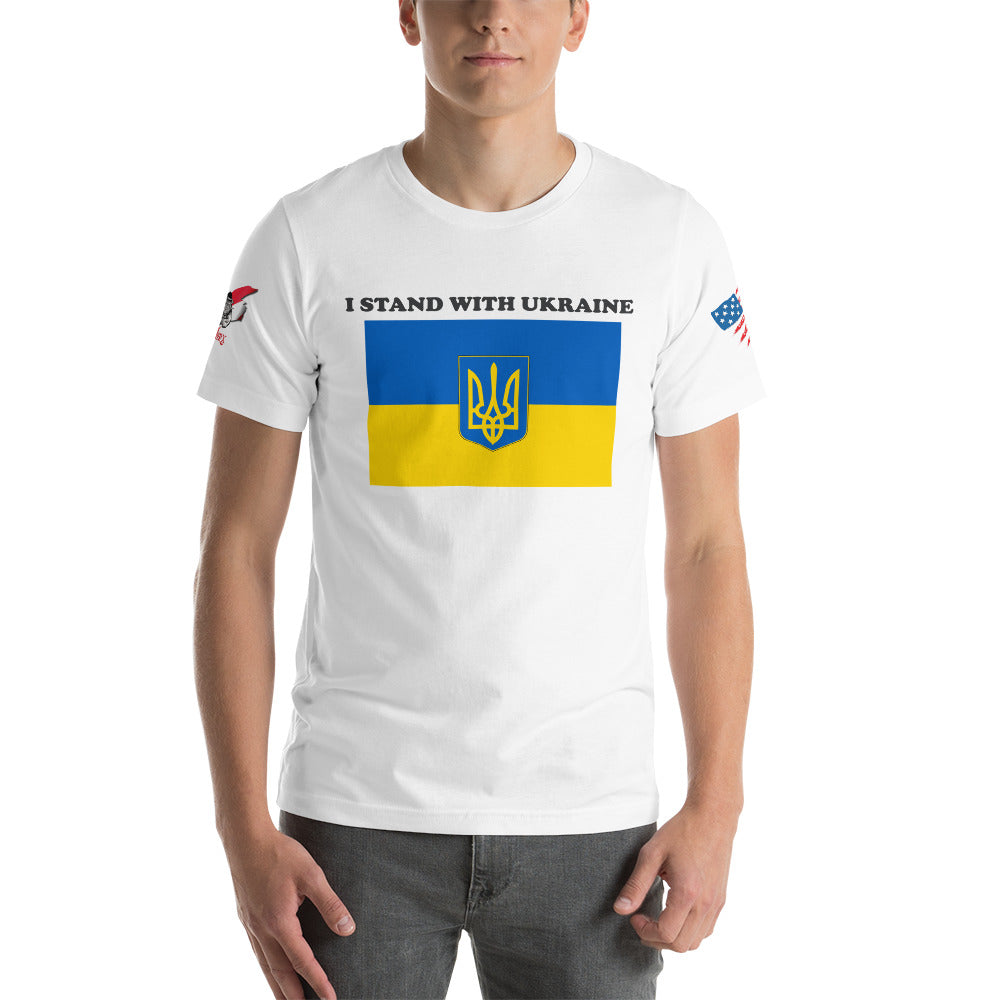 I Stand With Ukraine Short-Sleeve Unisex T-Shirt