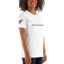 Load image into Gallery viewer, I Love My First Responder Short-Sleeve Unisex T-Shirt
