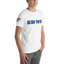 Load image into Gallery viewer, Air Force Soprano&#39;s font Short-sleeve unisex t-shirt
