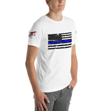 Load image into Gallery viewer, Thin Blue Line Short-sleeve unisex t-shirt
